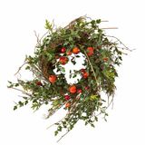 LOBERON Krans Karidah groen/rood 70 cm
