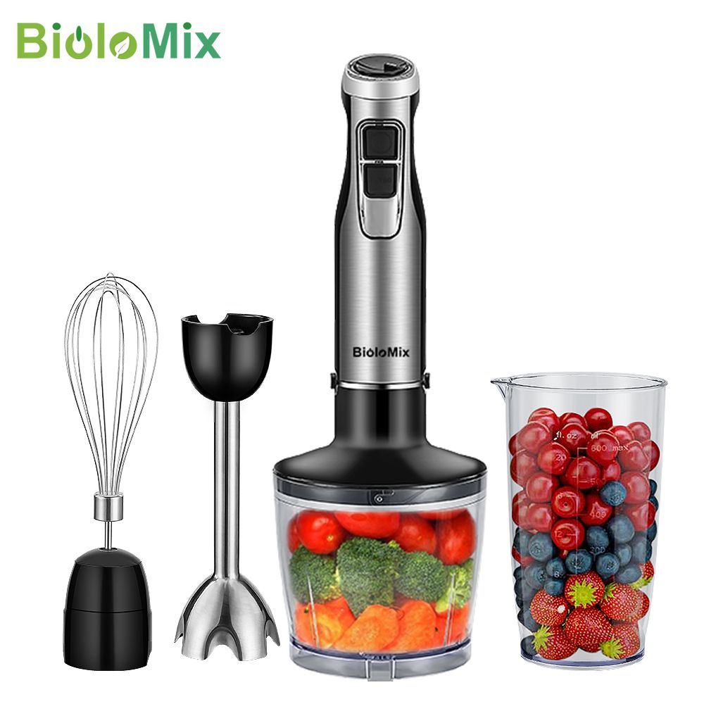 BioloMix 1200W 4-in-1 staafmixer