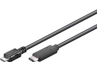 PremiumCord USB-C naar Micro USB 2.0 verbindingskabel 1m