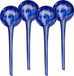 Merkloos Relaxdays Waterdruppelaar - Set van 4 - Glas - Ø 9 cm - Blauw