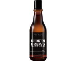 Redken Brews 3-in-1 Shampoo - 300 ml