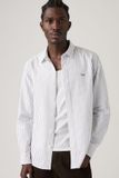 Levi's Chemise Battery Housemark Standard - Homme - M - Gris / Jensen Stripe Gray Pinstripe