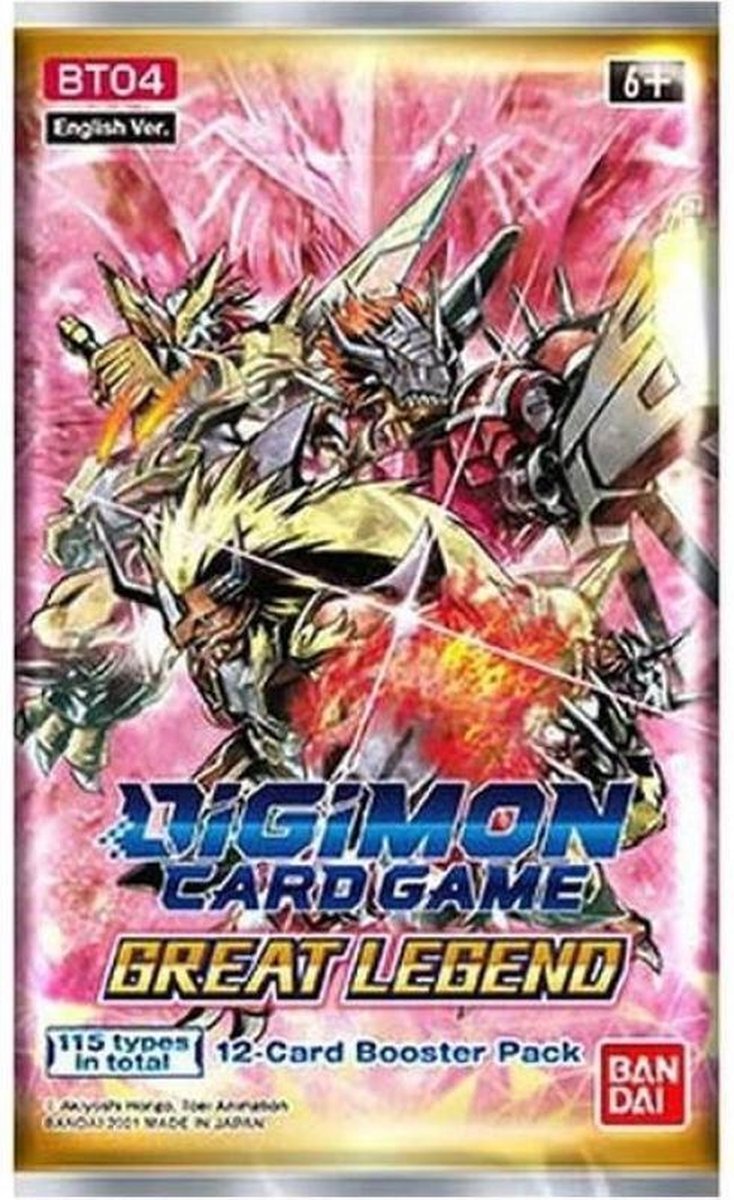 Namco Bandai Digimon TCG Great Legend Booster Pack