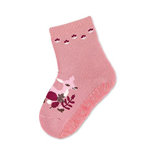 Sterntaler Baby meisjes FLI Soft Rehkitz pantoffelsokken - Roze - Maat 17-18