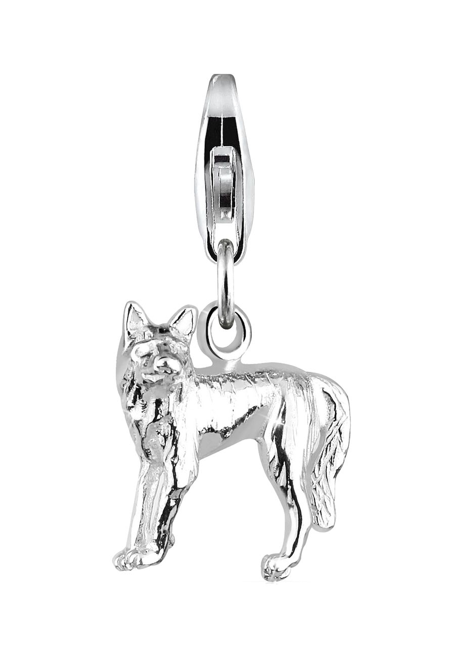Elli Elli Bedel Dames Wolf Natuur Dier in 925 Sterling Zilver Bedel