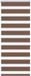 vidaXL Zebra rolgordijn 65x100 cm bruin