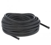 Delock Polyester kabelsleeve | rekbaar | 6mm | zwart | 10 meter