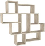 Merkloos Asir - Wandplank - travertijn - 115,5 x 15 x 103,5 cm