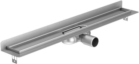 ACO ShowerDrain C Douchegoot - RVS - 88.5cm - Muurflens - Zonder Rooster