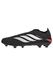 adidas Predator League Laceless Firm Ground Football Boots Shoes, Core Black/Ftwr White/Lucid Red, 40 2/3 EU