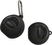 kwmobile Hoes geschikt voor Anker Soundcore V40i - Siliconen cover voor oordopjes in zwart