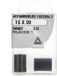 Deltafix Bushing 15x20x6.3 Black 2 Pieces
