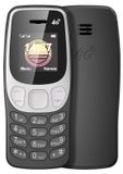 Avizar, 4G-noodtelefoon in zakformaat met dual-SIM en Bluetooth, zwart