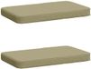 vidaXL - 2-delig - Coussin de canapé - VUGHT - 2 - pièce - 100% - Polyester - Vert clair
