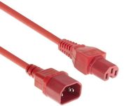 ACT Netsnoer C14 - C15 rood 1,5 m AK5390