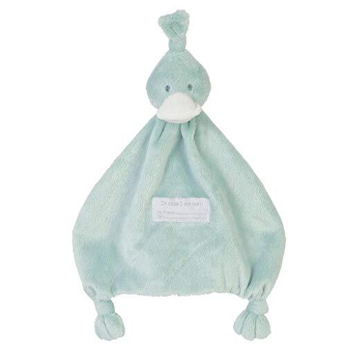 Bam Bam bam Unisex Lagoon Groen Super Zachte Eend Tuttle Comfort Deken Comforter - Nieuwe Baby Gift