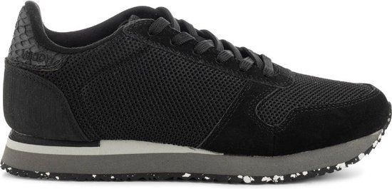 Woden Ydun Icon Lage sneakers - Dames - Zwart - Maat 39 - Herfst/Winter 2023
