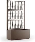 Merkloos / Sans marque Starwax Bloempot Rechthoekig 80 cm Bruin