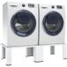 Icecat Socle Double pour Lave-linge et Sèche-linge Blanc