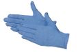 Jah middelzwaar zware blauwe katoenen handschoenen (Öko‑Tex) – ademend en wasbaar – voor verpakken, handlingwerkzaamheden en horeca