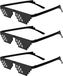 Thug life pixelated zonnebril bril coole - Grappige Bril Pixel Zonnebrillen PC