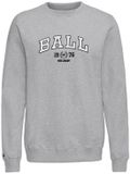 Ball Sweatshirt L. Taylor Lichtgrijs S Unisex Biologisch katoen