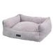 Nobby Cloudy 61901 comfortbed vierkant grijs L x B x h: 75 x 60 x 23 cm