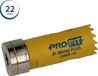 Profit Scie cloche denture variable - Bimetaal Plus - ø 22 mm