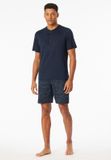 Schiesser Fine Interlock Pyjama 182613 Graphit Maat XXL