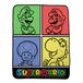 Franco Collectibles Super Mario-beddengoed, superzachte microvezel sprei, 117 x 152 cm, (officieel gelicentieerd product)