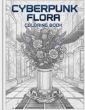 CYBERPUNK FLORA: COLORING BOOK