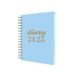 Collins Scandi E-PW51M.57-2425 dagplanner voor studenten en docenten, op gerecycled papier, A5, augustus 2024-2425, blauw
