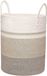 Grote geweven wasmand met handgrepen - 58L, multifunctionele opbergoplossing voor kleding, speelgoed en meer