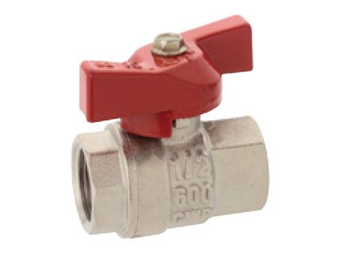 Kirchhoff Kogelkraan, vernikkeld, 3/4\"IT met vlindergreep - 988591755