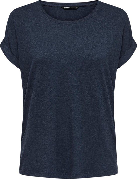 ONLY Moster Dames T-shirt - Maat M - Blauw