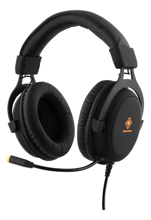 Deltaco GAM-030 - Headset - Zwart - Bedraad - Over Ear - USB