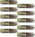Alberts 835651 deurgrendel | met knopgreep, zonder lus | elektrolytisch geel verzinkt | 150 x 40 mm | Set van 10