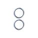 3MK HARDY Protection d'objectif Pro pour objectif d'appareil photo Apple iPhone 17 Verre trempé Transparent, Argent 1 pièce(s)