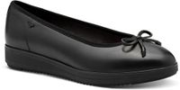 Tamaris WIDE FIT Dames Ballerina 8-82201-45 001 Zwart Leer Maat 37 EU