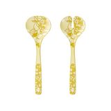 Guzzini - Saladebestek van melamine Josephine 'Table Decor' (poedergeel)