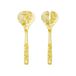 Guzzini - Saladebestek van melamine Josephine 'Table Decor' (poedergeel)