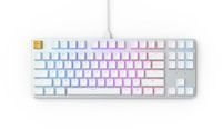 Glorious PC Gaming Race GMMK Compact White Ice Edition - Toetsenbord - Gateron Brown Switches - RGB - US - Wit