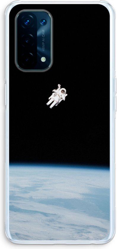 Case Company® - Alone in Space Soft TPU Back Cover for Oppo A93 5G - Wireless Charging