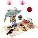 Les Ptipotos Tofou The Dolphin Knuffel - Mint
