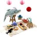 Les Ptipotos Tofou The Dolphin Knuffel - Mint