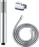 Wenko Handdouche set Basic voor badkuip - 1 straalsoort - Chroom