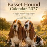 Basset Hound Calendar 2027