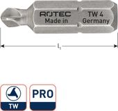 Rotec PRO Insertbit TW7 L= 25mm C 6,3 BASIC - 10 stuks - 8150007