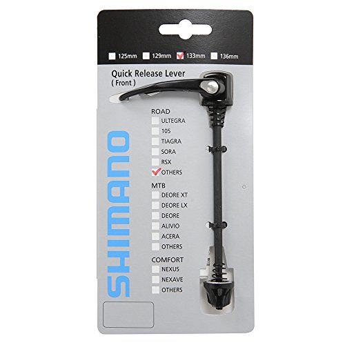 SHIMANO Wh-R501-F Snelsluitingen Silver/Black 133 mm