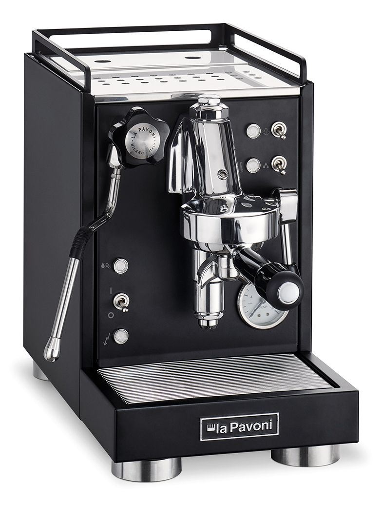 La Pavoni Smeg Mini Cellini Handmatige Espressomachine - Zwart/RVS - 2.9 l - 1400W